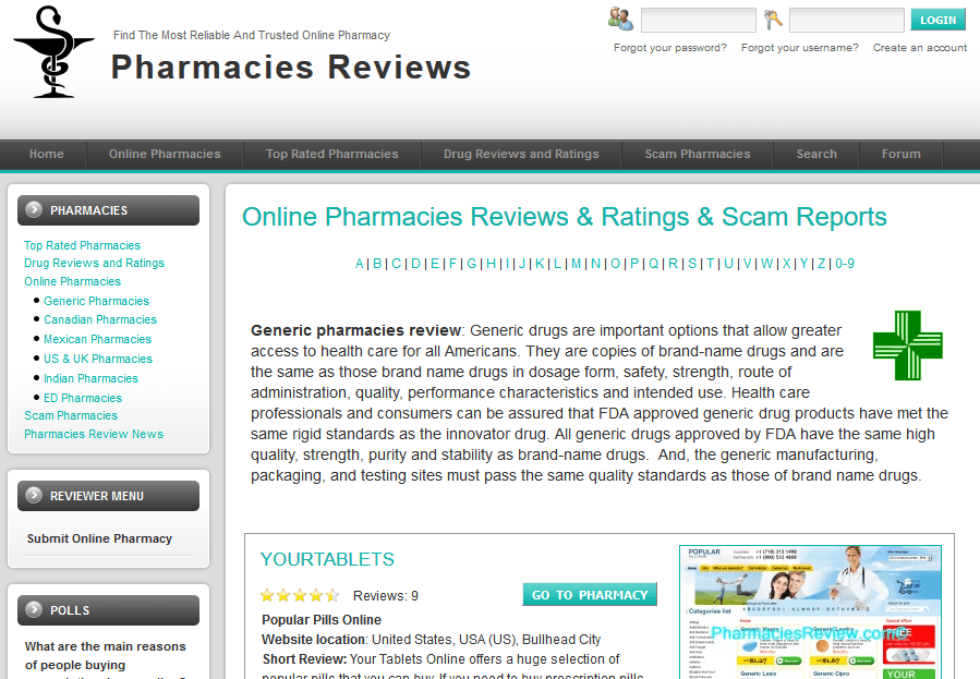 Pharmacies Review