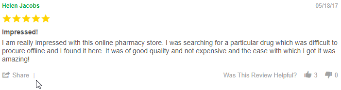 Canadian Pharmacy User Review